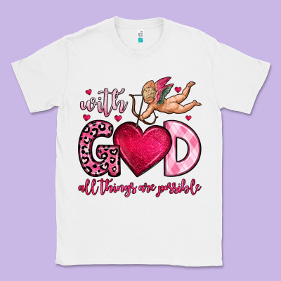 With God All Things Are Possible Classic Tee Designed By Oliviacreatesart