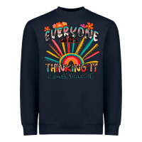 Navy everyone was thinking it i just said it Heavyweight Sweatshirt - Zillion Design Studio