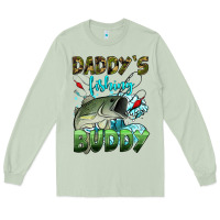 Matcha daddy's fishing buddy Long Sleeve Tee - HRA Design Shop