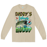 Mushroom daddy's fishing buddy Long Sleeve Tee - HRA Design Shop