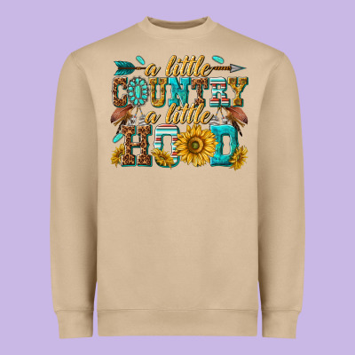 Heavyweight Sweatshirt a little country a little hood
