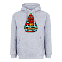 Heather Grey aztec arrowhead Heavyweight Hoodie - Jasminsmagicworld