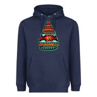 Navy aztec arrowhead Heavyweight Hoodie - Jasminsmagicworld