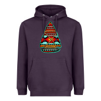 Plum aztec arrowhead Heavyweight Hoodie - Jasminsmagicworld