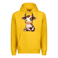 Lemon Baby Brown Cow Premium Hoodie - MaliasSmallBusiness