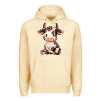 Pina Colada Baby Brown Cow Premium Hoodie - MaliasSmallBusiness
