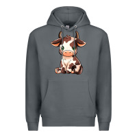 Rock Baby Brown Cow Premium Hoodie - MaliasSmallBusiness