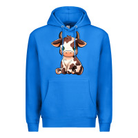 True Royal Baby Brown Cow Premium Hoodie - MaliasSmallBusiness