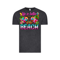Vintage Black life is better at the beach Vintage Tee - texasbilliewilder