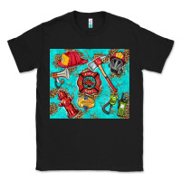 Black firefighter elementary Classic Tee - HRA Design Shop