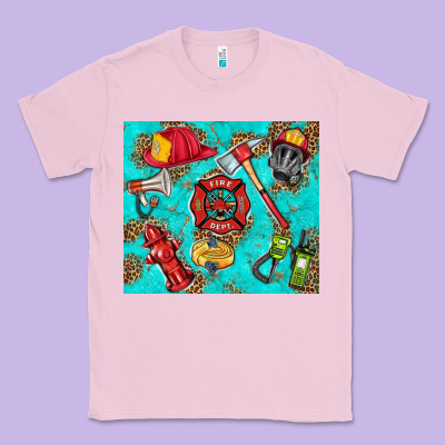 Firefighter Elementary Classic Tee Designed By Hra Design Shop