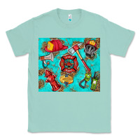 Seafoam firefighter elementary Classic Tee - HRA Design Shop