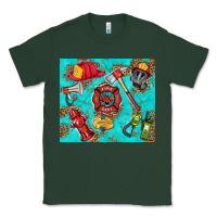 Sports Green firefighter elementary Classic Tee - HRA Design Shop