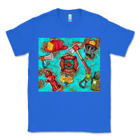 True Royal firefighter elementary Classic Tee - HRA Design Shop