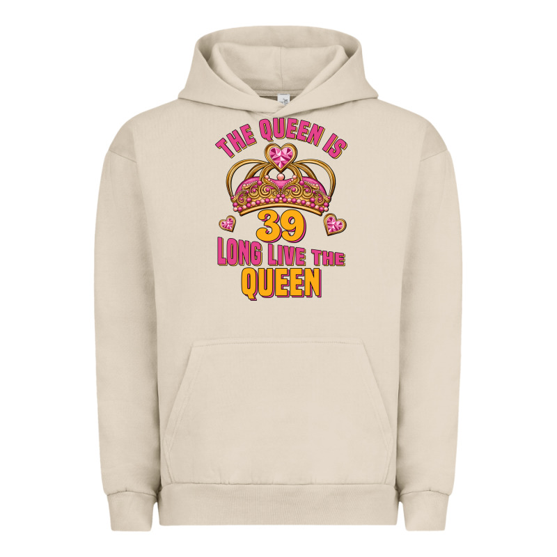 The Queen Is 39 Long Live The Queen Urban Hoodie by Jasminsmagicworld | Teevron