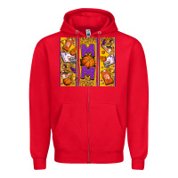 Red basketball mom Zipper Hoodie - Jasminsmagicworld