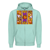 Seafoam basketball mom Zipper Hoodie - Jasminsmagicworld