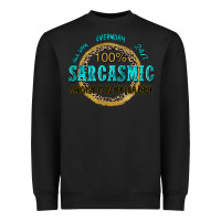 Black all day everyday 247 100 sarcasmic sarcasm is in m Heavyweight Sweatshirt - Zillion Design Studio