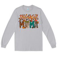 Moon Dust thankful mama highland cow Long Sleeve Tee - RacoonDesign