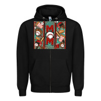 Black baseball mom Zipper Hoodie - Jasminsmagicworld