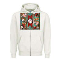 Oatmeal Heather baseball mom Zipper Hoodie - Jasminsmagicworld