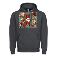 Smoke baseball mom Zipper Hoodie - Jasminsmagicworld