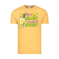 Vintage Mustard life is  make it sweet Vintage Tee - texasbilliewilder