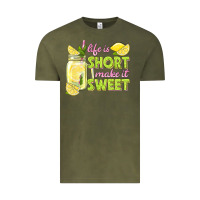 Vintage Olive life is  make it sweet Vintage Tee - texasbilliewilder