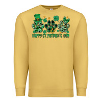 Antique Gold happy st.patrick's day Premium Sweatshirt - MaliasSmallBusiness
