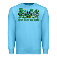 Ocean Blue happy st.patrick's day Premium Sweatshirt - MaliasSmallBusiness