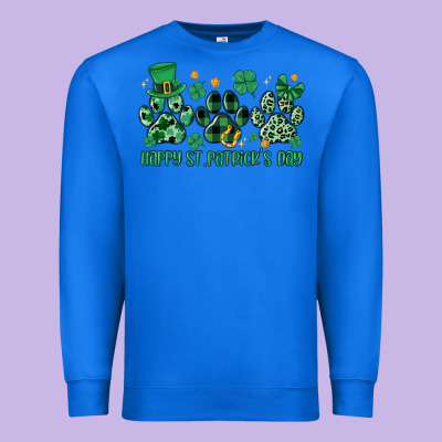 Happy St.patrick's Day Premium Sweatshirt Designed By Maliassmallbusiness