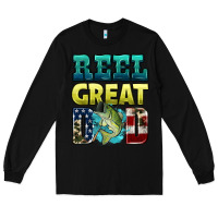 Black reely great dad Long Sleeve Tee - HRA Design Shop