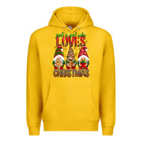 Lemon Just a girl who loves Christmas Premium Hoodie - NancyCooperArtShop