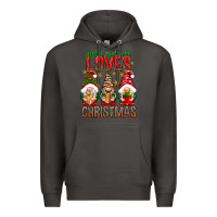 Smoke Just a girl who loves Christmas Premium Hoodie - NancyCooperArtShop