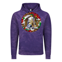 Cloud Purple Christmas Joy To The World Vintage Hoodie - RanaPortraitStore