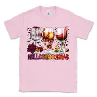 Bubblegum Pink hallothanksmas halloween thanksgiving  christmas wine Classic Tee - FaDigitalArtStudio