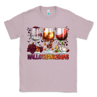 Lilac hallothanksmas halloween thanksgiving  christmas wine Classic Tee - FaDigitalArtStudio