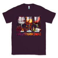 Plum hallothanksmas halloween thanksgiving  christmas wine Classic Tee - FaDigitalArtStudio
