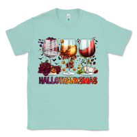 Seafoam hallothanksmas halloween thanksgiving  christmas wine Classic Tee - FaDigitalArtStudio