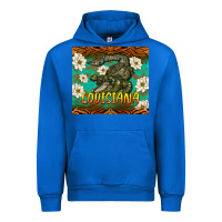 Cobalt louisiana alligator tumbler Urban Hoodie - BarkalooDesign