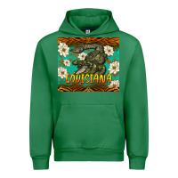Emerald louisiana alligator tumbler Urban Hoodie - BarkalooDesign