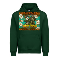 Forest Green louisiana alligator tumbler Urban Hoodie - BarkalooDesign