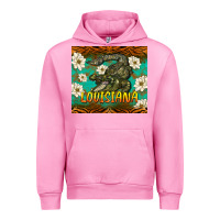 Fuchsia Pink louisiana alligator tumbler Urban Hoodie - BarkalooDesign
