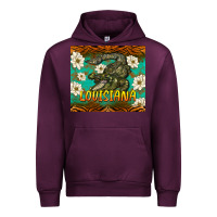 Mauve Wine louisiana alligator tumbler Urban Hoodie - BarkalooDesign