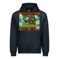Navy louisiana alligator tumbler Urban Hoodie - BarkalooDesign