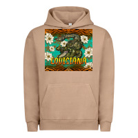 Louisiana Alligator Tumbler Urban Hoodie | Teevron