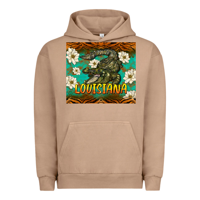 Louisiana Alligator Tumbler Urban Hoodie by BarkalooDesign | Teevron