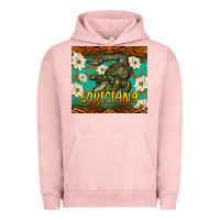 Pigment Salmon louisiana alligator tumbler Urban Hoodie - BarkalooDesign