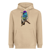 Mushroom Rivoli`s Hummingbird Heavyweight Hoodie - LillyAllenDesigns