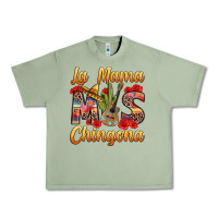 Oil Green La Mama mas Chingona Urban Heavy Tee - texasbilliewilder